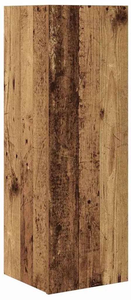 vidaXL Σετ επίπλου τηλεόρασης 4 pcs Παλαιό ξύλο 30.5 x 30 x 90 cm