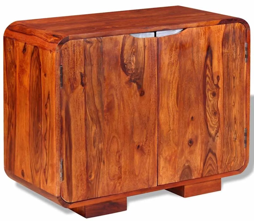 vidaXL Ντουλάπι 75 x 35 x 60 εκ. από Μασίφ Ξύλο Ακακίας