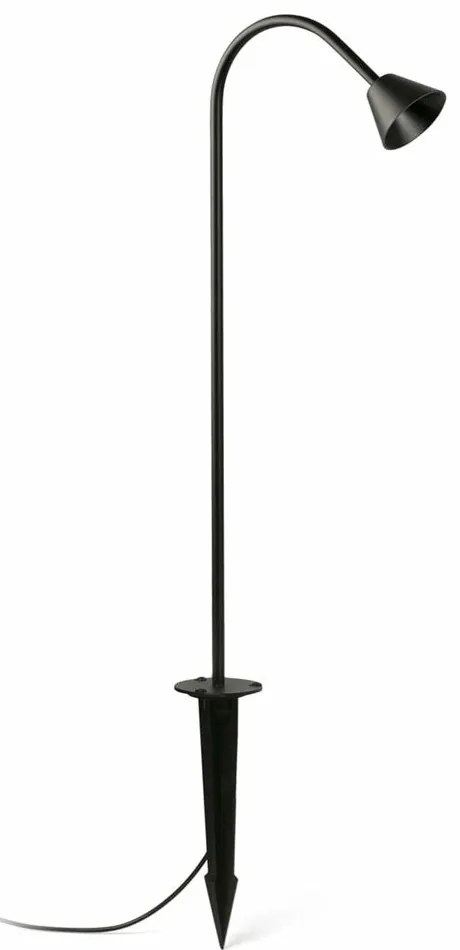 Φωτιστικό Δαπέδου Καρφωτό Lily 650 75621-2 Led 3W 2700K 154lm 27x65cm Black Faro Barcelona