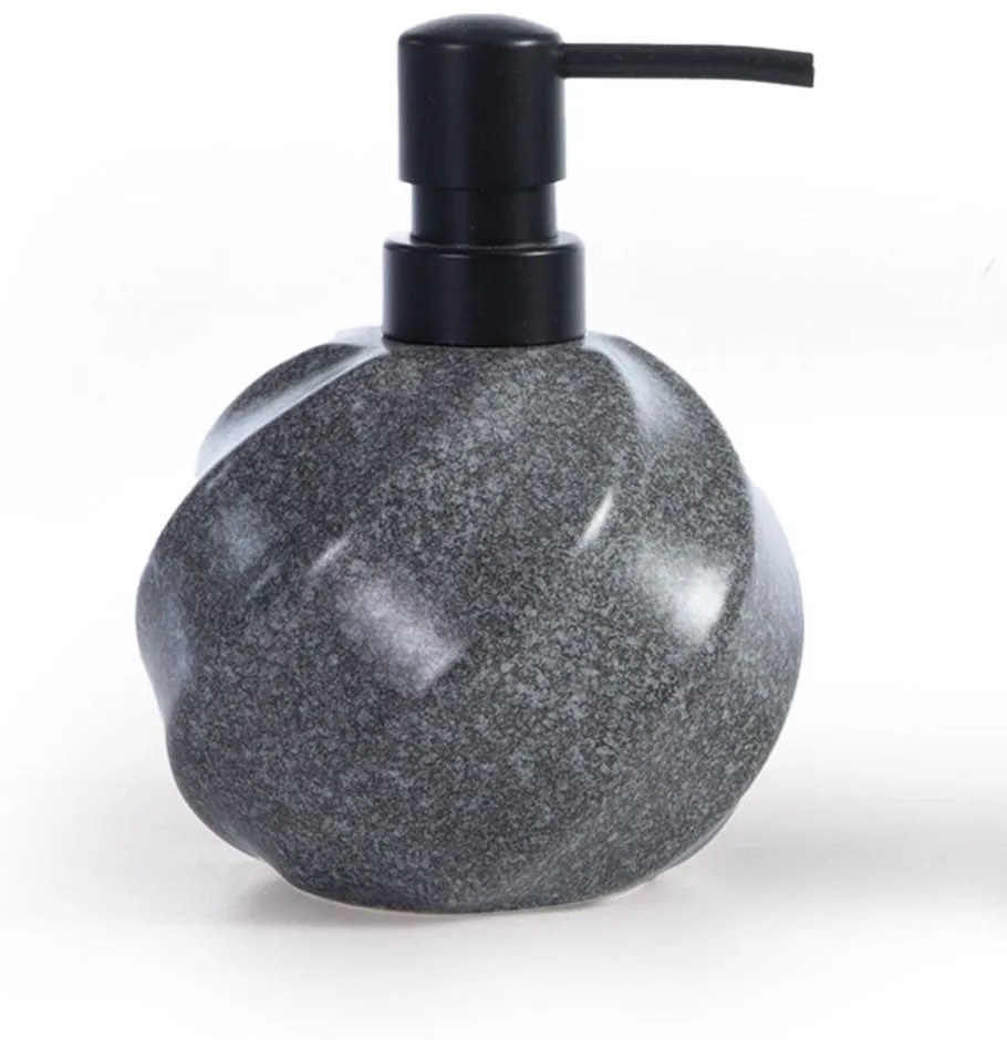 Δοχείο Κρεμοσάπουνου Κεραμικό Snail Anthracite Nef-Nef Homeware Κεραμικό