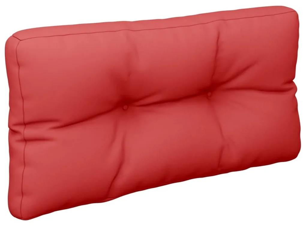 Μαξιλάρια Παλέτας 2 τεμ. Κόκκινα Υφασμάτινα - Κόκκινο