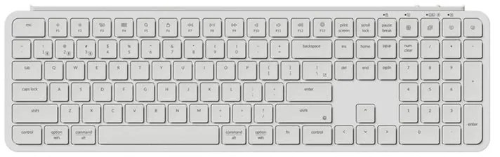 Wireless Keyboard Ultra Slim Keychron B6 Pro 2.4G (white) &#91;B6P-K8&#93;