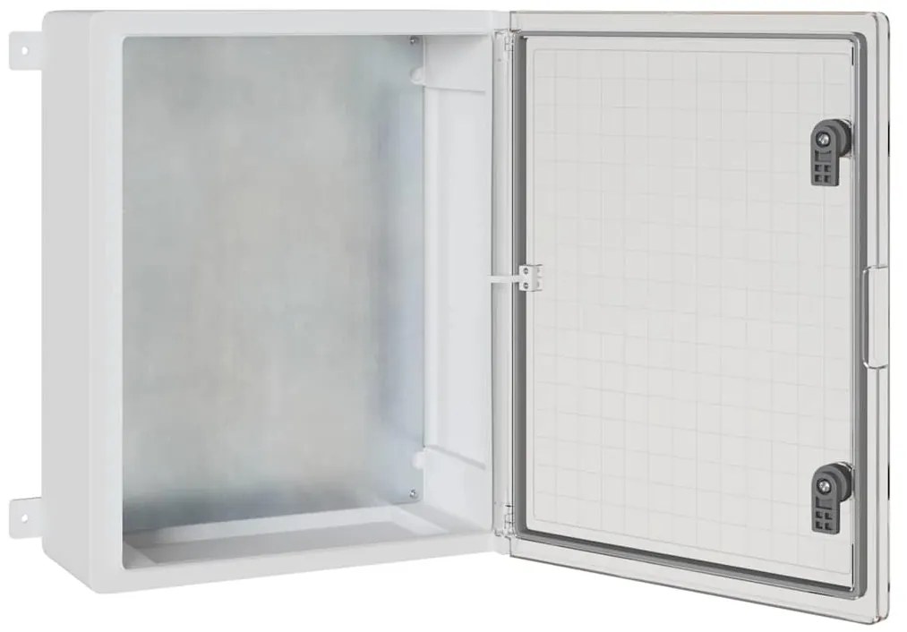 vidaXL Ντουλάπι Ελέγχου Γκρι 40 x 17,5 x 50 εκ. ΑΒΣ Πλαστικό