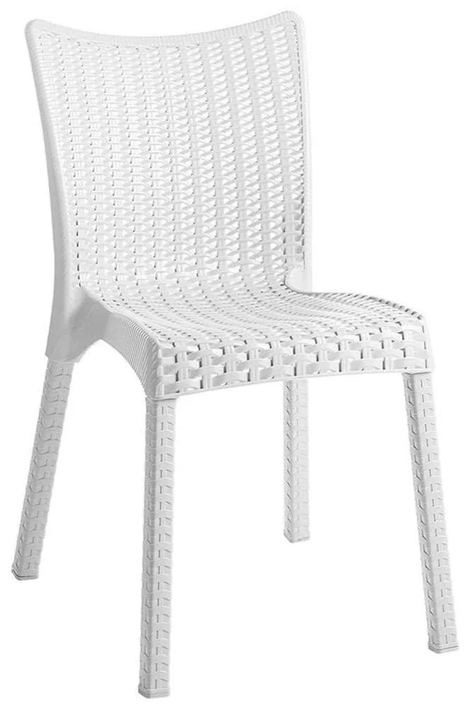 Καρέκλα Confident 253-000042 50x55x83cm White