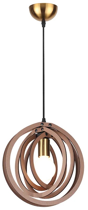 Φωτιστικό Κρεμαστο Aca ZM391P29WLL TRITON Καφέ (Brown)