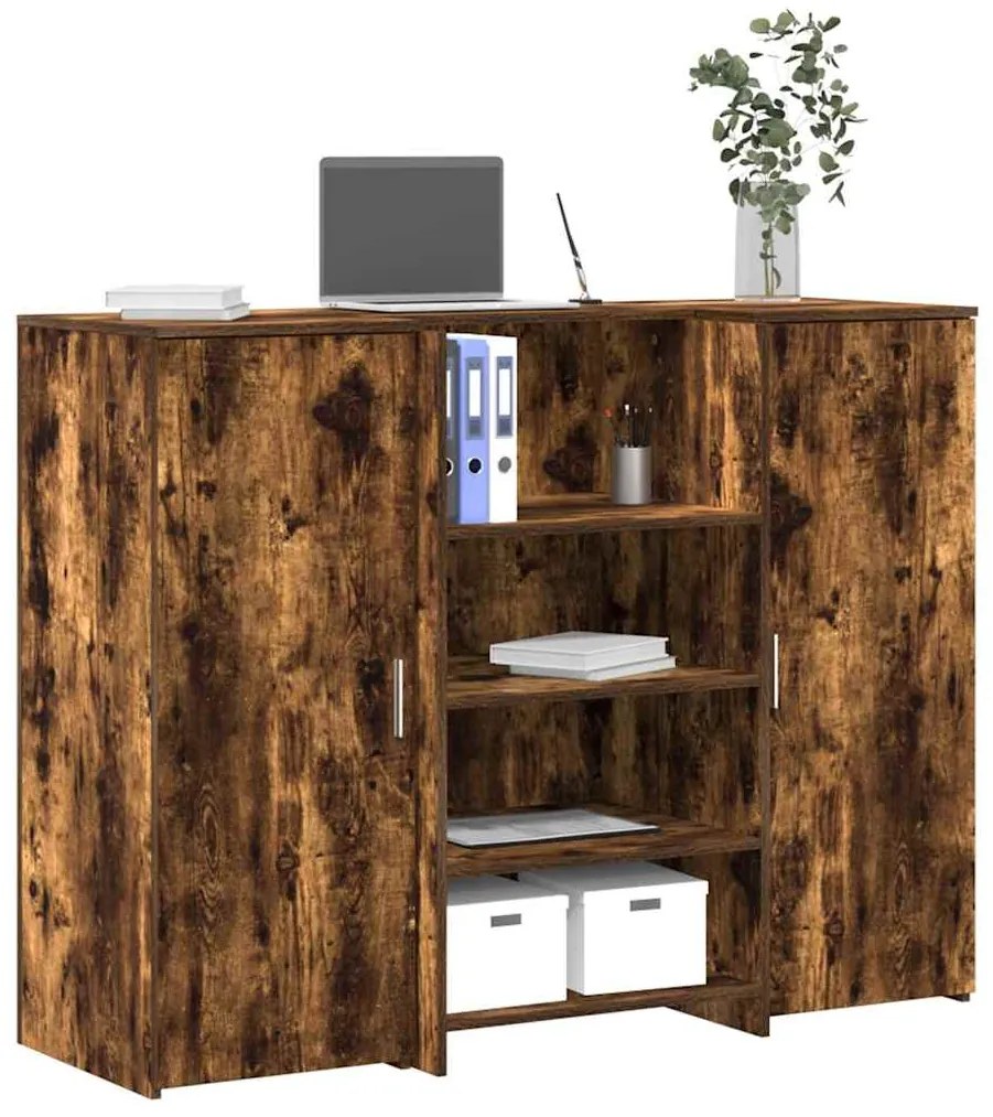 vidaXL Γραφείο υποδοχής 135x50x103,5 εκ. Επεξεργασμένο Ξύλο