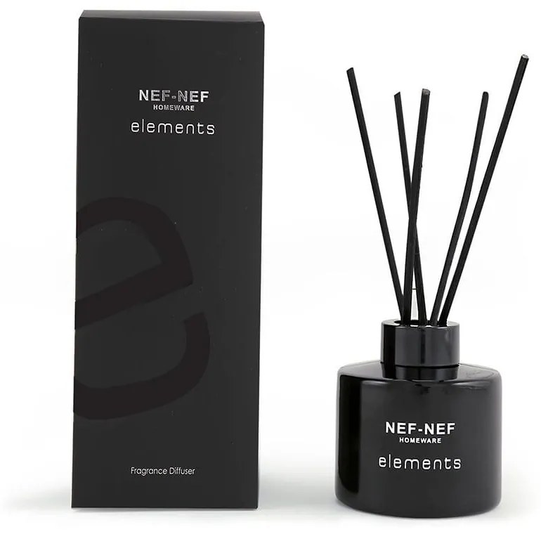 Αρωματικό Χώρου Sticks Elements 8X8Cm Black Nef Nef Paraffin