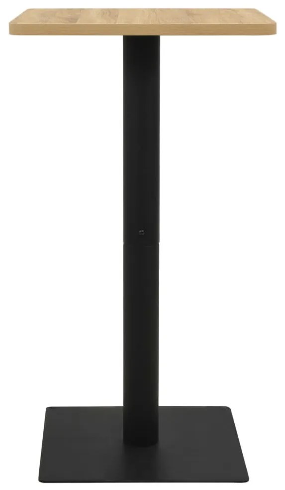 vidaXL Τραπέζι Bistro Χρώμα Δρυός 50 x 50 x 107 εκ.