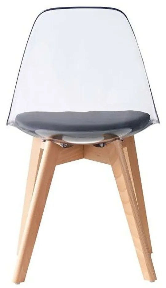 Καρέκλα Τραπεζαρίας DKD Home Decor Μαύρο Πολύχρωμο Φυσικό 30 x 40 cm 54 x 47 x 81 cm