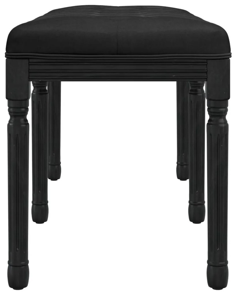 vidaXL Πάγκος Μαύρος 110x40x49 εκ. Βελούδινος