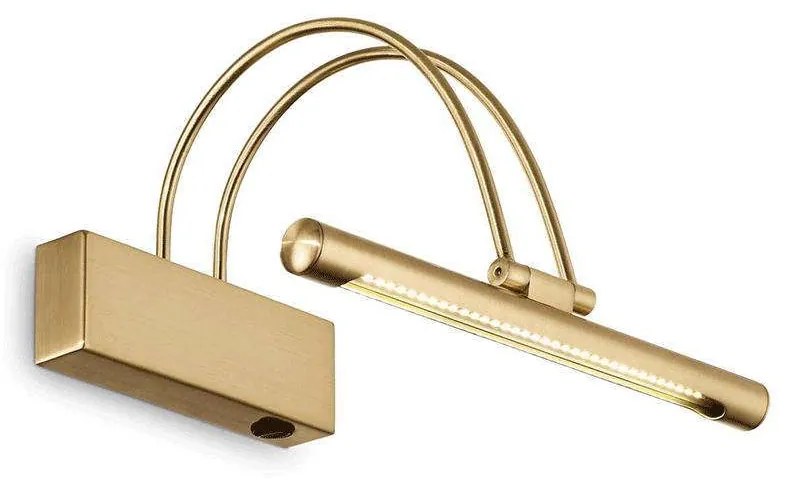 Φωτιστικό Τοίχου Bow 121338 26x18x23cm Led 2,5W 3000K Bronze Ideal Lux