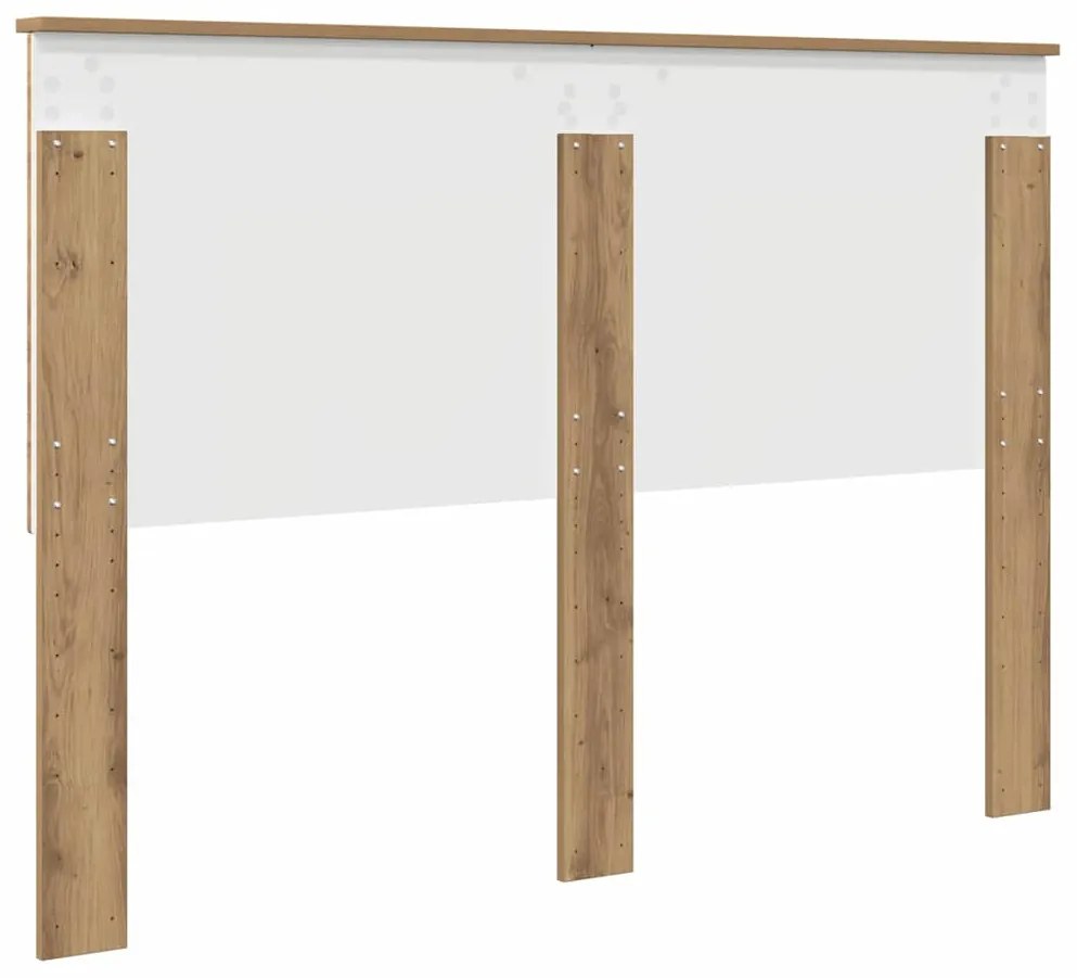 vidaXL Κεφαλάρι με κεφαλάρι Artisan Oak 160 cm Επεξεργασμένο ξύλο