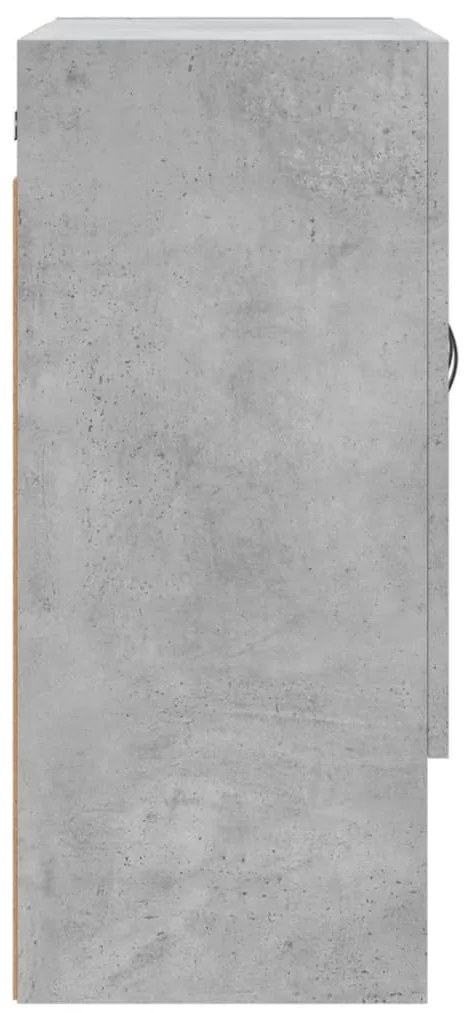 vidaXL Ντουλάπι Τοίχου Γκρι Σκυρ. 60x31x70 εκ. Επεξεργασμένο Ξύλο