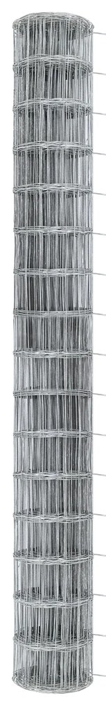 vidaXL Ευρωπαϊκός Φράκτης με 7 Πόστα 1.5x10 m Γαλβανισμένος Χάλυβας