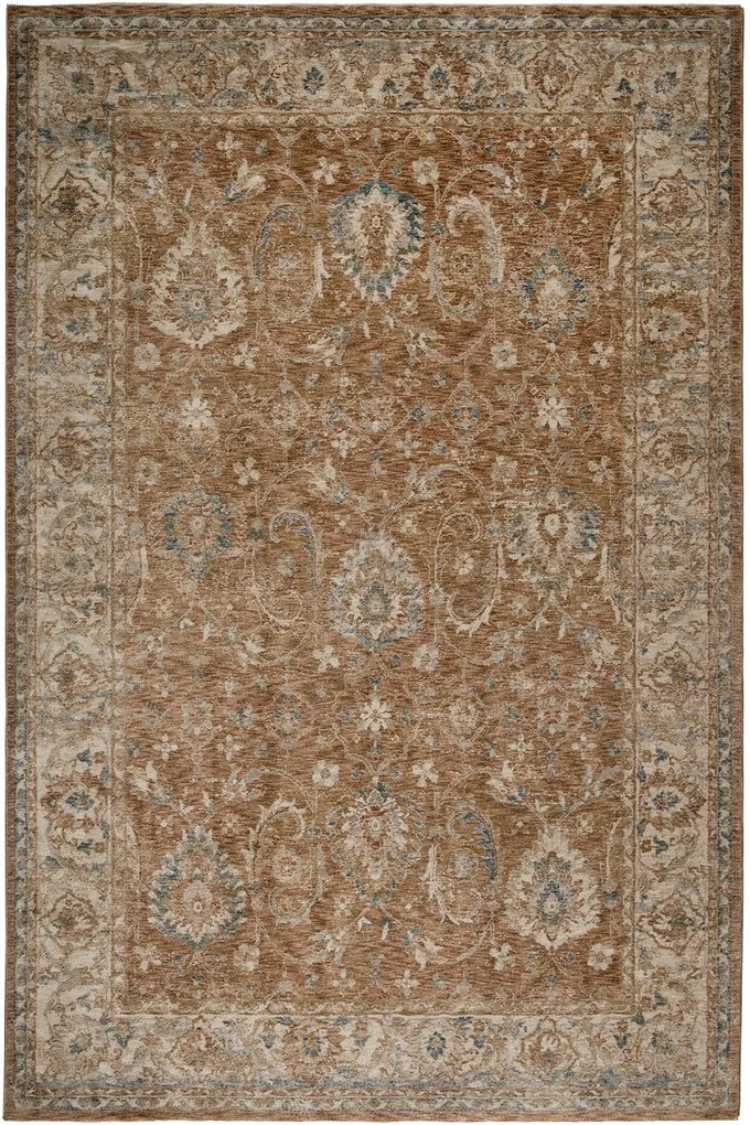 Χαλί Naf Naf Vittoria 177A Tile Brown-Beige Βιοκαρπέτ 160X230cm