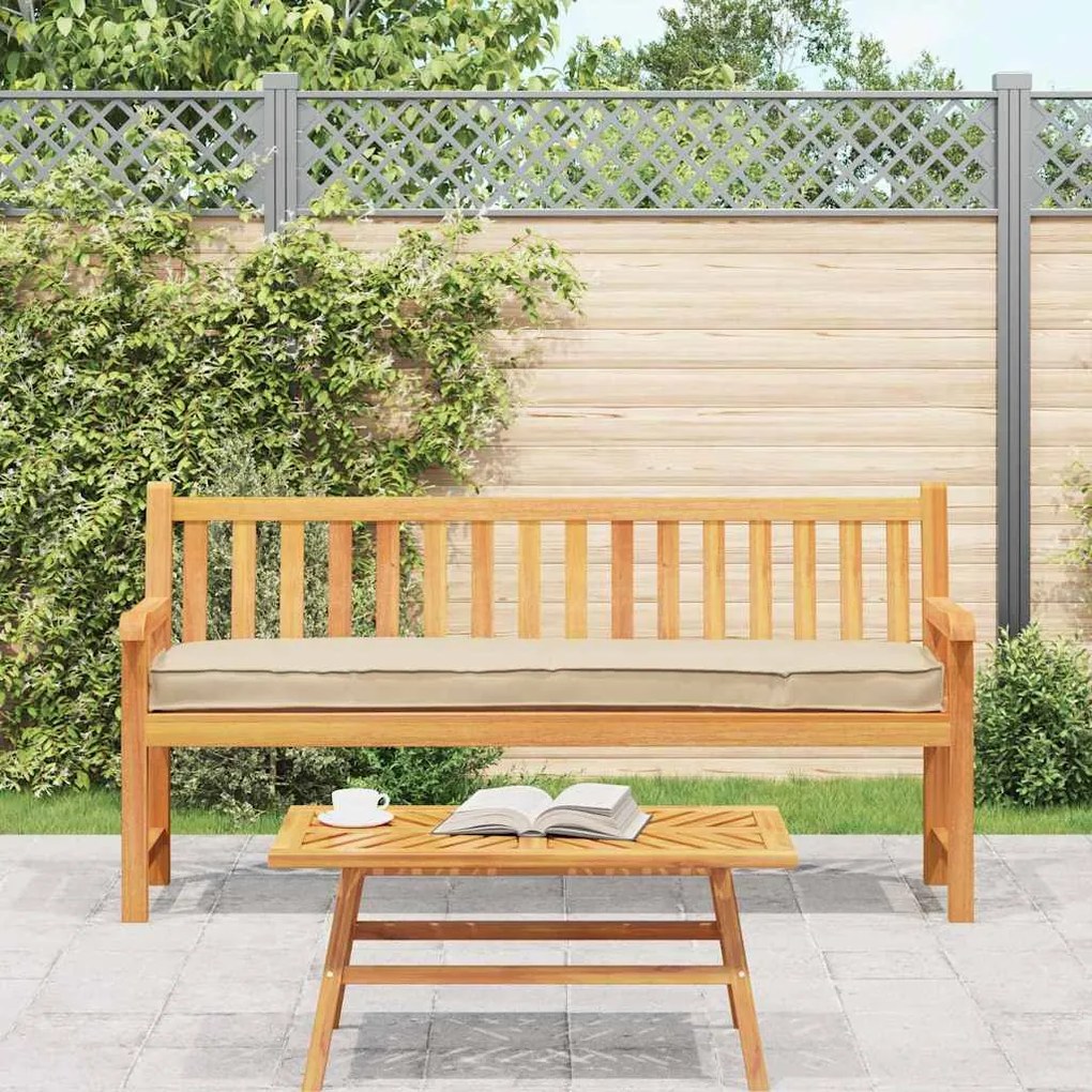 vidaXL Μαξιλάρι παλέτας Μπεζ 180 x 40 x 8 εκ. Ύφασμα Όξφορντ