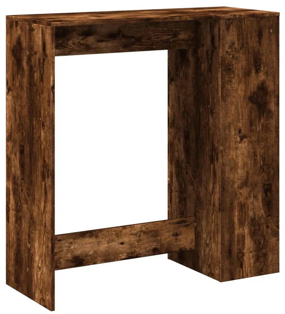 vidaXL Τραπέζι Μπαρ με Ράφια Δρυς 101x40x103,5 εκ. Επεξεργ. Ξύλο