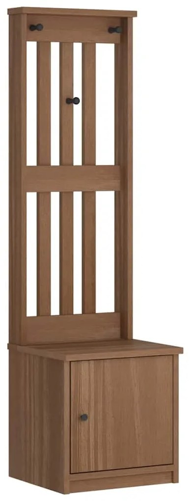 vidaXL Δέντρο χωλ "SANDNES" 45x40x159,5 εκ.Πεύκο μασίφ ξύλο