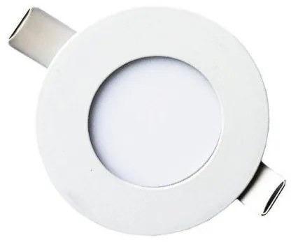 Σποτ φωτιστικό χωνευτό LED SLIM λευκό σατινέ Φ85 Ferrara-145-68601-Λευκό 145-68601