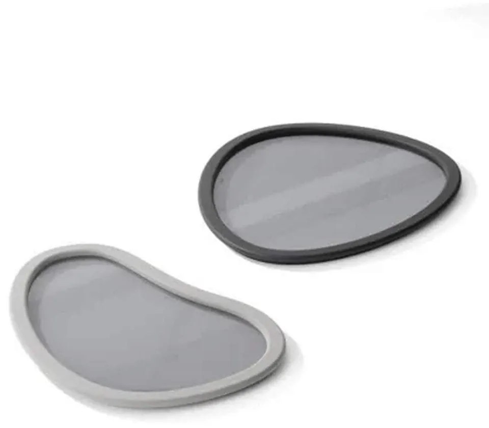 Δίσκος Hub (Σετ 2Τμχ) 1018015-1202 48x40x5cm Grey Umbra Glass