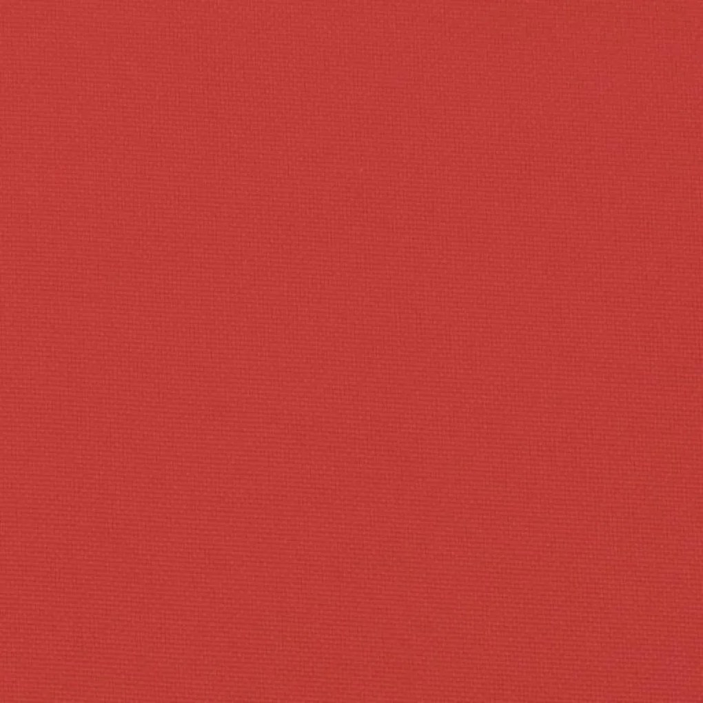 Μαξιλάρι Παλέτας Κόκκινο 60 x 60 x 12 εκ. Υφασμάτινο - Κόκκινο