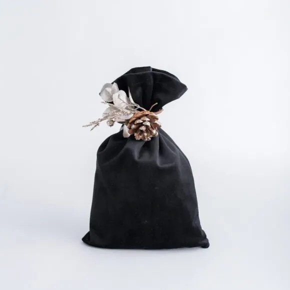 Beauty Home ΤΣΟΥΒΑΛI  ΒΕΛΟΥΔΟ PREMIUM ΜΑΥΡΟ   26 x 37 cm