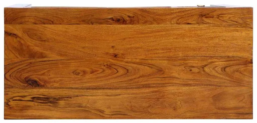 vidaXL Γραφείο γραφής με συρτάρι με αποθήκευση Καφέ 110 x 50 x 73 εκ