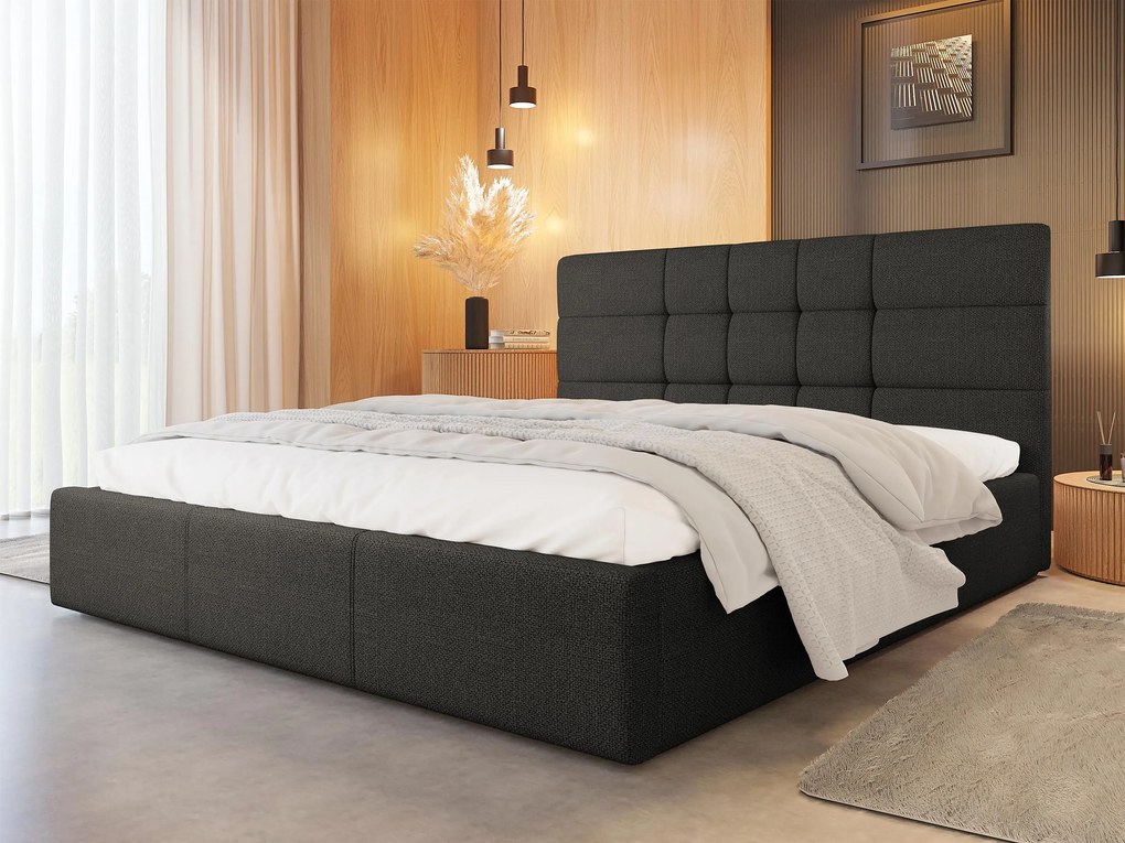 Επενδυμένο κρεβάτι Swift-Mauro-140 x 200