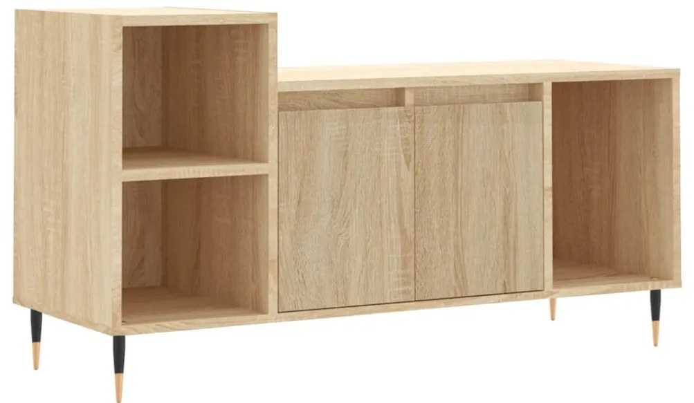 vidaXL Έπιπλο Τηλεόρασης Sonoma Δρυς 100x35x55 εκ. Επεξ. Ξύλο