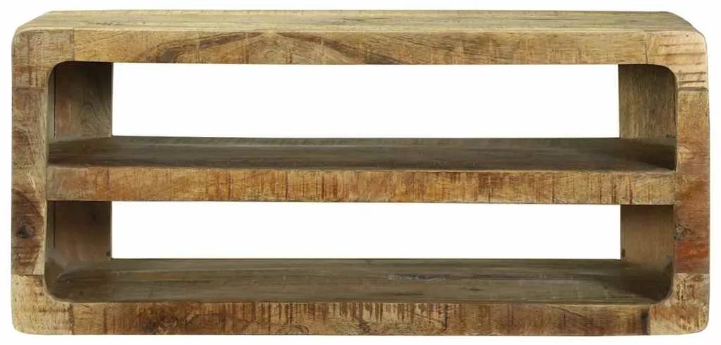 vidaXL Ντουλάπι TV με ράφι Καφέ 80 x 32 x 36 εκ. Μασίφ ξύλο μάνγκο