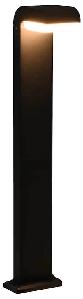 vidaXL Φωτιστικό LED Εξωτερικού Χώρου Οβάλ 9 W Μαύρο