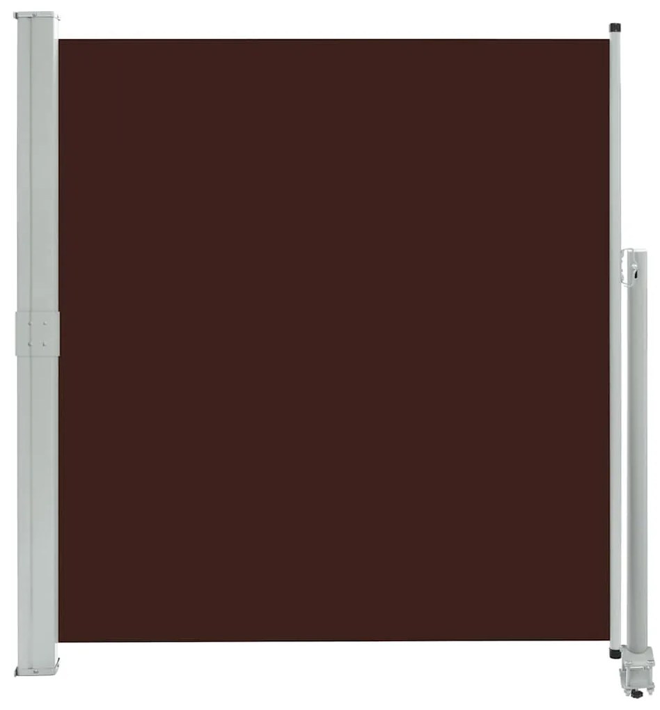 vidaXL Σκίαστρο Πλαϊνό Συρόμενο Βεράντας Καφέ 140 x 300 εκ.