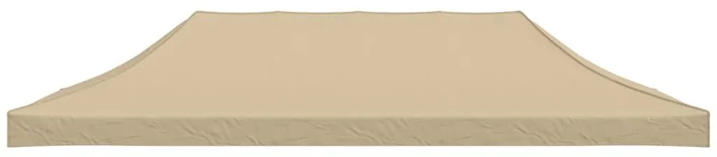 vidaXL Κάλυμμα Τέντας Εκδηλώσεων Μπεζ 6 x 3 μ. 270 γρ/μ²