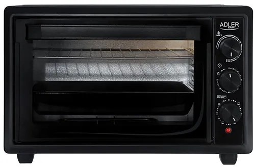 ADLER ELECTRIC OVEN 26L 1500W BLACK