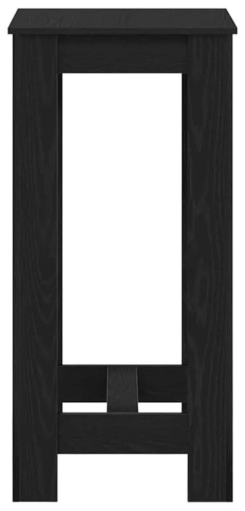 vidaXL Τραπέζι μπαρ Μαύρη Οξυά 51 x 50 x 103.5 εκ. Επεξεργασμένο ξύλο