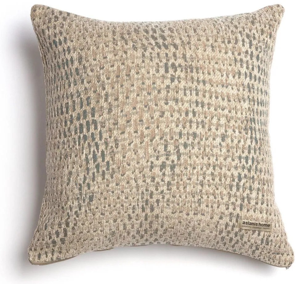 Διακοσμητική μαξιλαροθήκη Aslanis Home Ismaros-Mpez-Petrol-30 x 50 εκ.