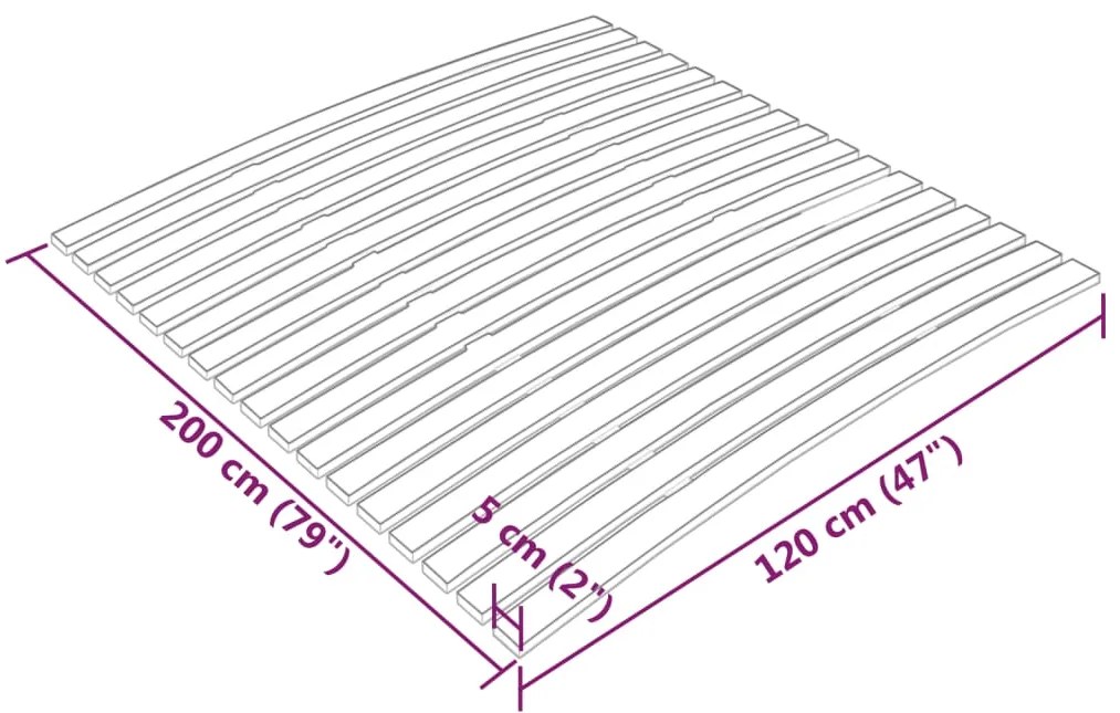 ΤΕΛΑΡΟ ΚΡΕΒΑΤΙΟΥ ΜΕ 17 ΣΑΝΙΔΕΣ 120 X 200 ΕΚ. 340074