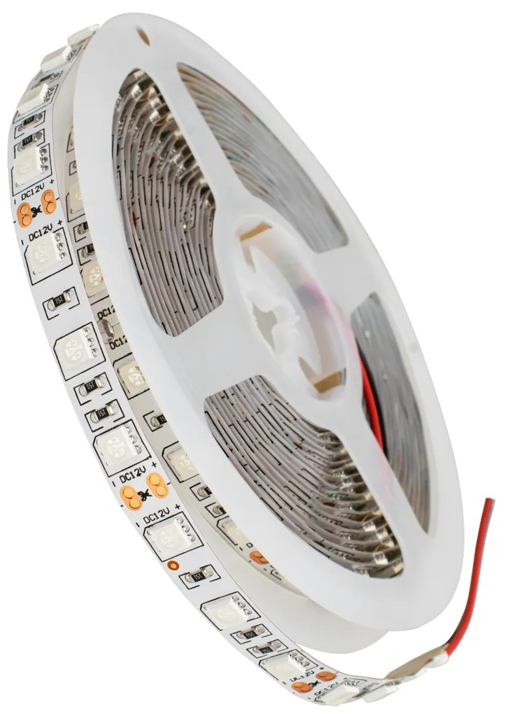 GloboStar® 70028 Ταινία LED SMD 5050 5m 14.4W/m 60LED/m 1454 lm/m 120° DC 12V IP20 UV Ultraviolet - 5 Χρόνια Εγγύηση