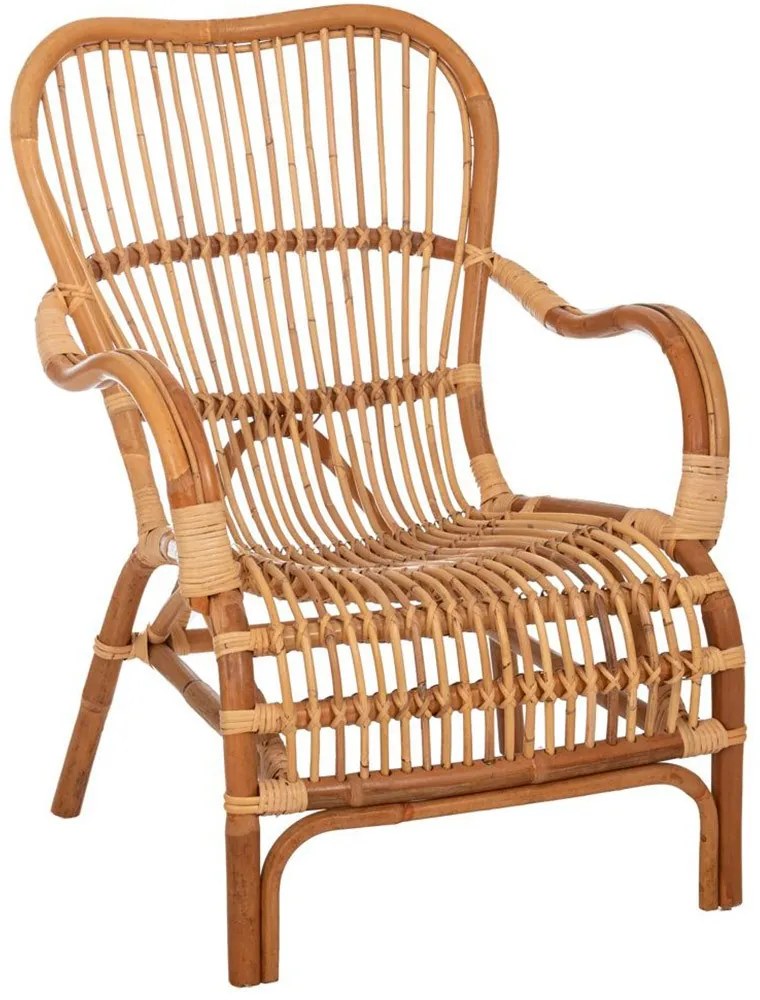 Πολυθρόνα Rattan 87889 63x77x87cm Natural-Brown