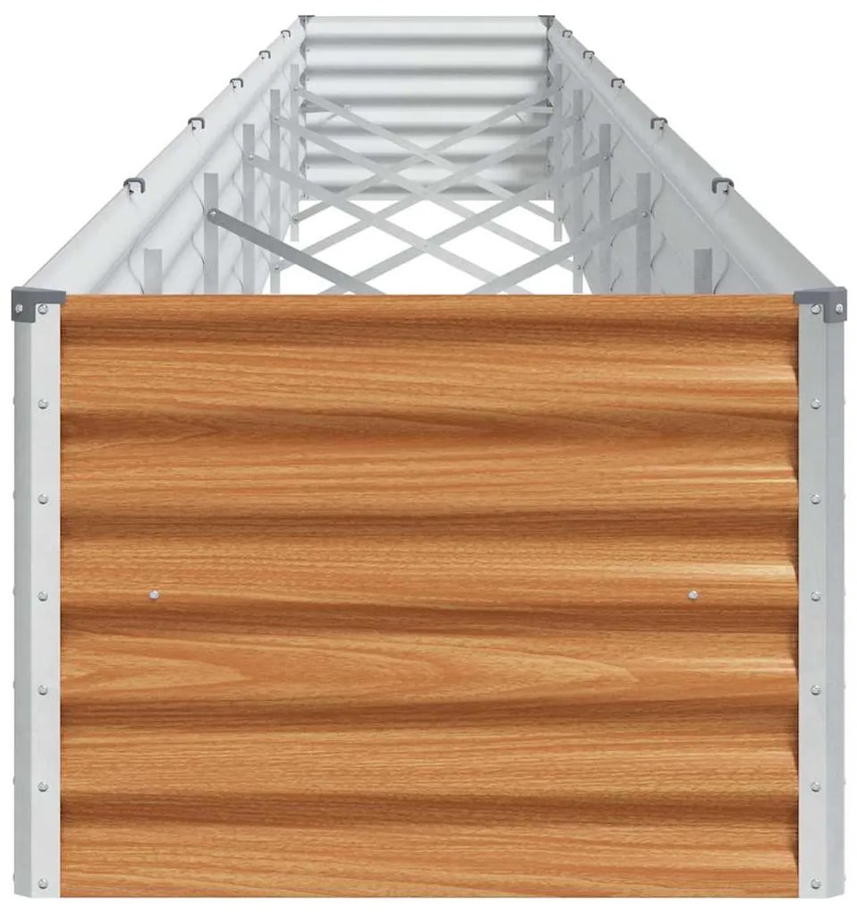 vidaXL Υπερυψωμένη Ζαρντινιέρα 582 x 50 x 36 εκ. Επικαλυμμένος Χάλυβας