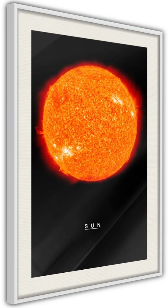 Αφίσα - The Solar System: Sun - 40x60 - Μαύρο - Με πασπαρτού