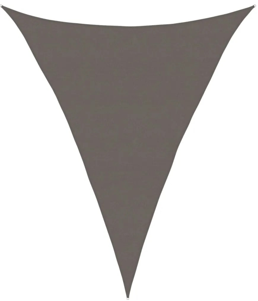 vidaXL Πανί Σκίασης Ανθρακί 5 x 6 x 6 μ. από HDPE 160 γρ./μ²