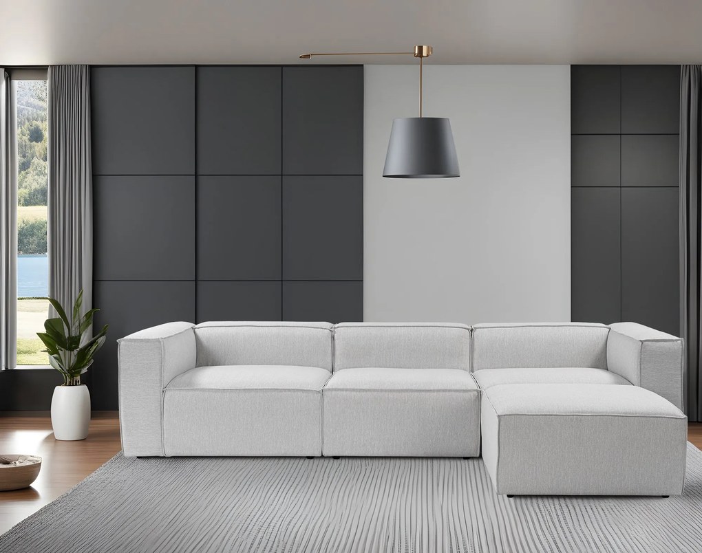 Corner Sofa Fora - Grey Grey