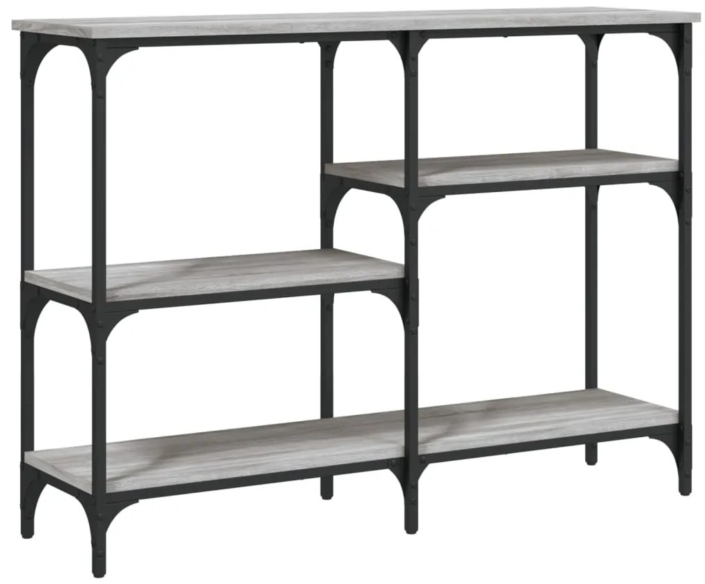 vidaXL Τραπέζι Κονσόλα Γκρι Sonoma 102x29x75 εκ. Επεξεργασμένο Ξύλο
