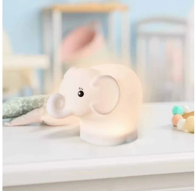 Παιδικό Φωτιστικό Νυκτός Φορητό LED Elephant Mini Light Λευκό ANG-223 ANGO-ANG-223-Λευκό ANG-223