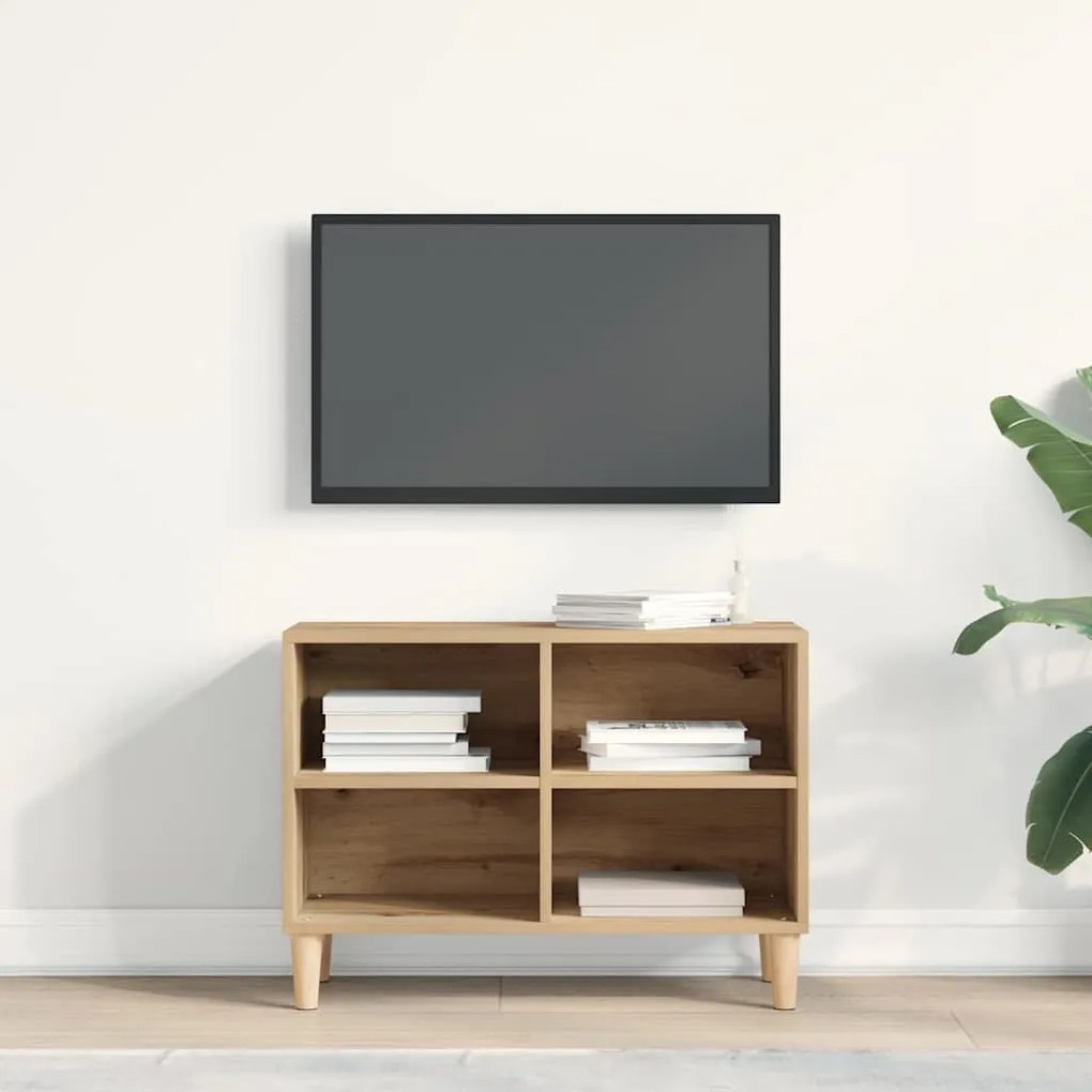 vidaXL Ντουλάπι TV artisian oak 69,5 x 30 x 50 εκ. Επεξεργασμένο ξύλο