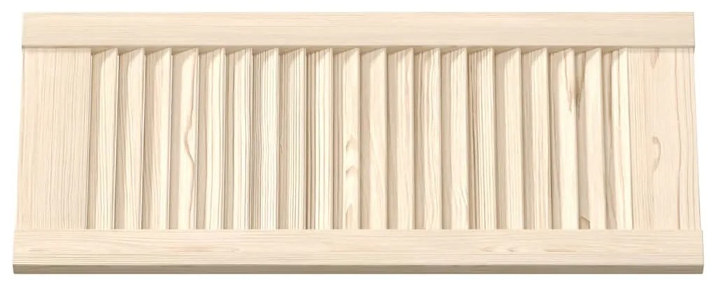 vidaXL Πορτάκια με Περσίδες 2 Τεμ. 69x29,5 εκ. από Μασίφ Ξύλο Πεύκου