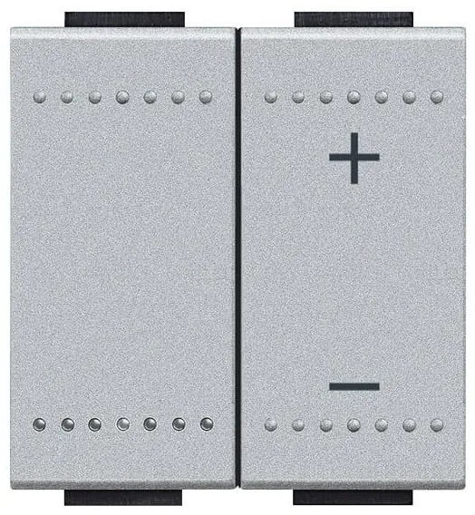 Διακόπτης Ρυθμιστή Φωτισμού Dimmer LED 230V 2 ΣΤ Αλουμίνιο Bticino NT4411N Legrand-NT4411N-Αλουμίνιο NT4411N