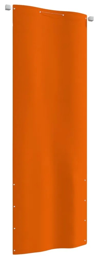 vidaXL Διαχωριστικό Βεράντας Πορτοκαλί 80 x 240 εκ. Ύφασμα Oxford