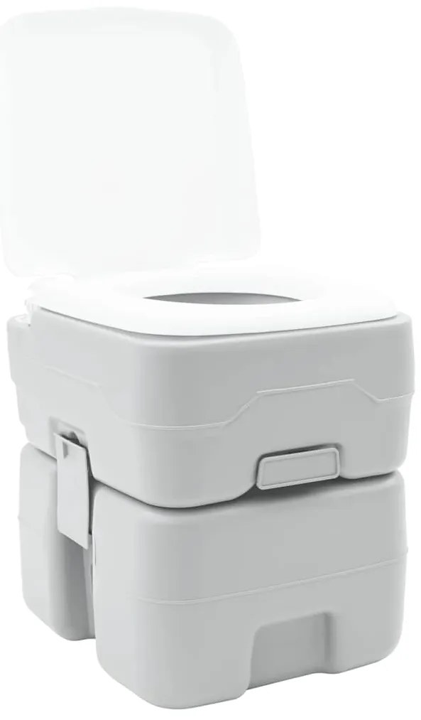 vidaXL Τουαλέτα Κάμπινγκ Γκρι 41.5 x 36.5 x 42 εκ.